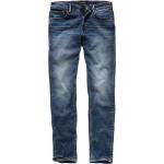Blaue Unifarbene Business Mey&Edlich Slim Fit Jeans aus Samt für Herren Weite 30, Länge 32 