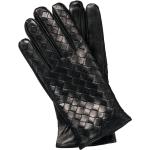 Schwarze Unifarbene Mey&Edlich Lederhandschuhe aus Lammleder für Herren Größe 11 