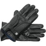 Schwarze Unifarbene Mey&Edlich Touchscreen-Handschuhe aus Lammleder für Herren Größe XL 