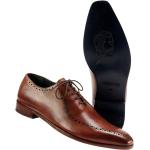 Reduzierte Braune Unifarbene Business Mey&Edlich Hochzeitsschuhe & Oxford Schuhe für Herren Größe 46 