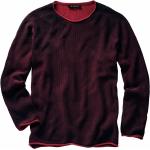 Rote Mey&Edlich Strickpullover aus Baumwolle für Herren Größe XL für den für den Herbst 