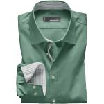 Grüne Unifarbene Mey&Edlich Kentkragen Hemden mit Kent-Kragen für Herren 