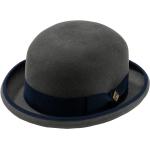 Qualität schwarz Filz Melone Hut 100% Wolle mit Futter Größe 56 to 60cm 