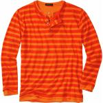 Orange Langärmelige Mey&Edlich Chino-Jeans mit Knopf aus Leinen für Herren Größe XL für den für den Sommer 