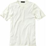 Weiße Unifarbene Mey&Edlich T-Shirts aus Seide für Herren Größe XL 