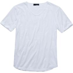 Mey & Edlich Herren T-Shirt Regular Fit Weiß einfarbig