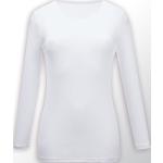 Weiße Langärmelige Mey Noblesse Langarm-Unterhemden für Damen Größe M 