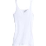 Weiße Mey Noblesse V-Ausschnitt Feinripp-Unterhemden für Damen Größe XL 