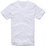 Reduzierte Weiße Mey Noblesse V-Ausschnitt T-Shirts aus Baumwolle für Herren 
