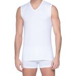 Weiße Sportliche Mey V-Ausschnitt V-Shirts für Herren Größe XXL 