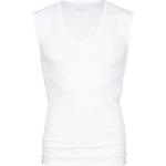 Weiße Casual Mey V-Ausschnitt Damenmuskelshirts & Damenachselshirts trocknergeeignet Größe L Große Größen 