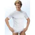 Weiße Feinripp-Unterhemden aus Baumwolle für Herren 2-teilig 