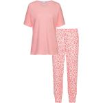 Rosa Unifarbene Mey Damenschlafanzüge & Damenpyjamas aus Baumwolle Größe L 