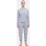Reduzierte Graue Mey Pyjamas lang aus Jersey für Damen Größe XS 