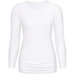 Weiße Langärmelige Mey Noblesse Langarm-Unterhemden für Damen Größe 3 XL 