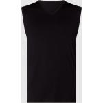 Schwarze Mey V-Ausschnitt Herrenträgerhemden & Herrenachselhemden aus Baumwollmischung Größe XL 