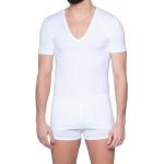 Weiße Business Mey V-Ausschnitt Herrenunterhemden enganliegend Größe XL 