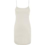 Weiße Miederkleider & Shaping-Kleider aus Satin für Damen Größe S 