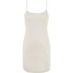 Weiße Miederkleider & Shaping-Kleider aus Satin für Damen Größe XL 