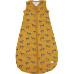 Reduzierte Goldene Winterschlafsäcke für Babys mit Tiermotiv mit Reißverschluss aus Polyester für Babys 1-teilig für den für den Winter 