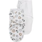 Beige Meyco Kinderpucksäcke mit Klettverschluss aus Jersey für Babys 2-teilig 