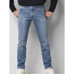 Dunkelblaue Unifarbene Meyer Slim Fit Jeans aus Denim für Herren Größe M Weite 30, Länge 30 