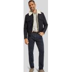 Reduzierte Kamelbraune Unifarbene Casual Meyer Straight Leg Jeans mit Knopf aus Denim für Herren Größe XL 