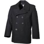 MFH Kurzmantel »US Pea Coat, schwarz, mit schwarzen Knöpfen - S« Knöpfen mit Ankersymbol, schwarz, schwarz