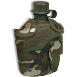 MFH - Max Fuchs US Feldflasche mit Hülle BPA-frei woodland