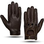 Touchscreen-Handschuhe aus Leder für Herren Größe M für den für den Winter 