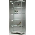 Moderne Quadratische Ausstellungsvitrinen aus Glas abschließbar Breite 50-100cm, Höhe 150-200cm, Tiefe 0-50cm 