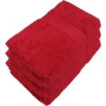 Bordeauxrote Moderne Allergiker Handtücher Sets aus Baumwolle maschinenwaschbar 70x140 