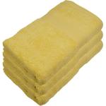 Gelbe Moderne Allergiker Badehandtücher & Badetücher aus Baumwolle maschinenwaschbar 70x140 18-teilig 