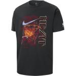 Reduzierte Schwarze Nike Miami Heat T-Shirts für Herren Größe XL 