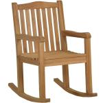 Braune Moderne MiaMöbel Teakholz-Gartenstühle aus Massivholz Breite 50-100cm, Höhe 50-100cm, Tiefe 50-100cm 