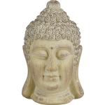 Graue Asiatische 14 cm Mica Decorations Buddha-Gartenfiguren aus Kunststein 