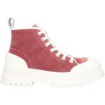 Reduzierte Altrosa Chunky Sneaker & Ugly Sneaker mit Schnürsenkel aus Samt Gefüttert für Damen Größe 41 für den für den Winter 
