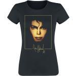 Schwarze Michael Jackson Rundhals-Ausschnitt T-Shirts für Damen Größe XXL für Festivals 