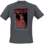 Michael Jackson T-Shirt - Thriller Arm Up - M bis XXL - für Männer - Größe M - charcoal - Lizenziertes Merchandise