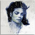 Sinus Art Michael Jackson Kunstdrucke 60x60 
