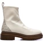 Reduzierte Cremefarbene Michael Kors Ankle Boots & Klassische Stiefeletten für Damen Größe 40 mit Absatzhöhe 3cm bis 5cm 