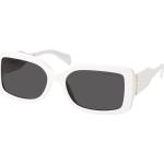 Weiße Michael Kors Rechteckige Rechteckige Sonnenbrillen aus Kunststoff für Damen 