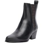 Schwarze Michael Kors Ankle Boots & Klassische Stiefeletten mit Schnürsenkel für Damen Größe 40 