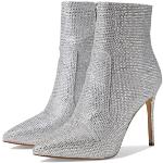 Silberne Elegante Michael Kors High Heel Stiefeletten & High Heel Boots mit Reißverschluss für Damen Größe 40 