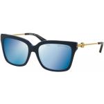 Dunkelblaue Michael Kors MK6038 Verspiegelte Sonnenbrillen für Damen 