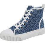 Reduzierte Blaue Michael Kors High Top Sneaker & Sneaker Boots aus Textil für Damen 