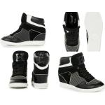 Reduzierte Schwarze Michael Kors Nikko High Top Sneaker & Sneaker Boots aus Leder für Damen 