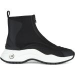 Schwarze Michael Kors High Top Sneaker & Sneaker Boots mit Reißverschluss aus Kunstleder für Damen Größe 37,5 mit Absatzhöhe 5cm bis 7cm 