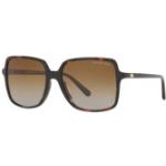 Braune Michael Kors Quadratische Sonnenbrillen mit Sehstärke aus Kunststoff für Damen 