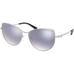 Braune Michael Kors Retro Sonnenbrillen aus Metall für Damen 